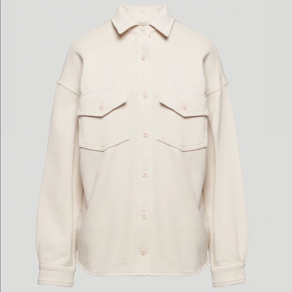 NEW Aritzia Wilfred free terry shirt jacket xxs